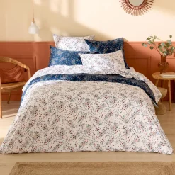 Best Federa cuscino quadrata in raso di cotone (65 x 65 cm) Lilou navy Federe Cuscino Letto