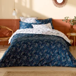 Best Federa cuscino quadrata in raso di cotone (65 x 65 cm) Lilou navy Federe Cuscino Letto