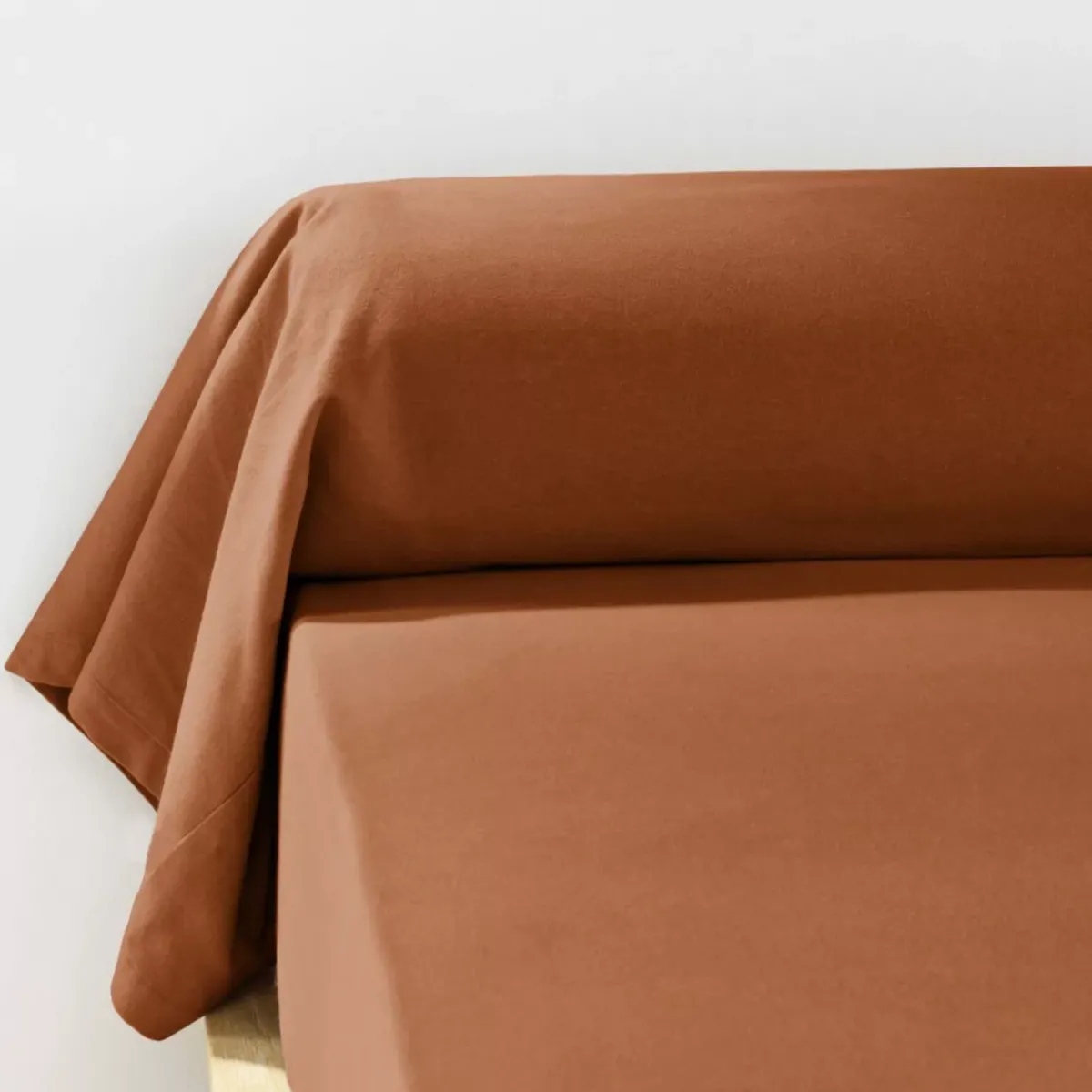Federa per cuscino a rullo flanella di cotone (L185 cm) Nina Federe Cuscino Letto
