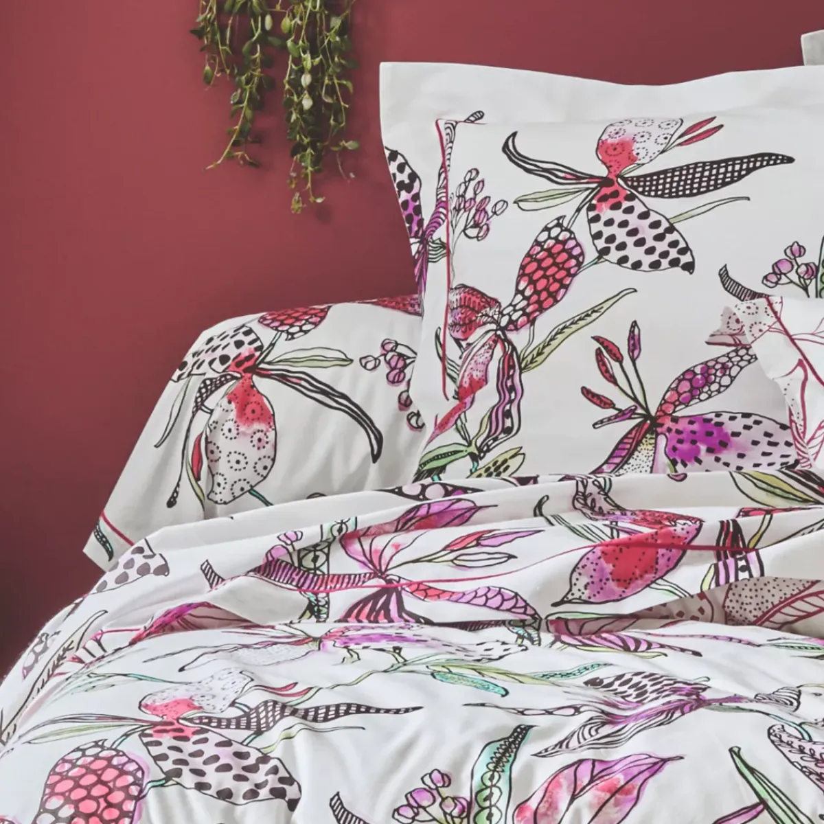 Federa per cuscino a rullo in cotone (L200 cm) Penelope Federe Cuscino Letto