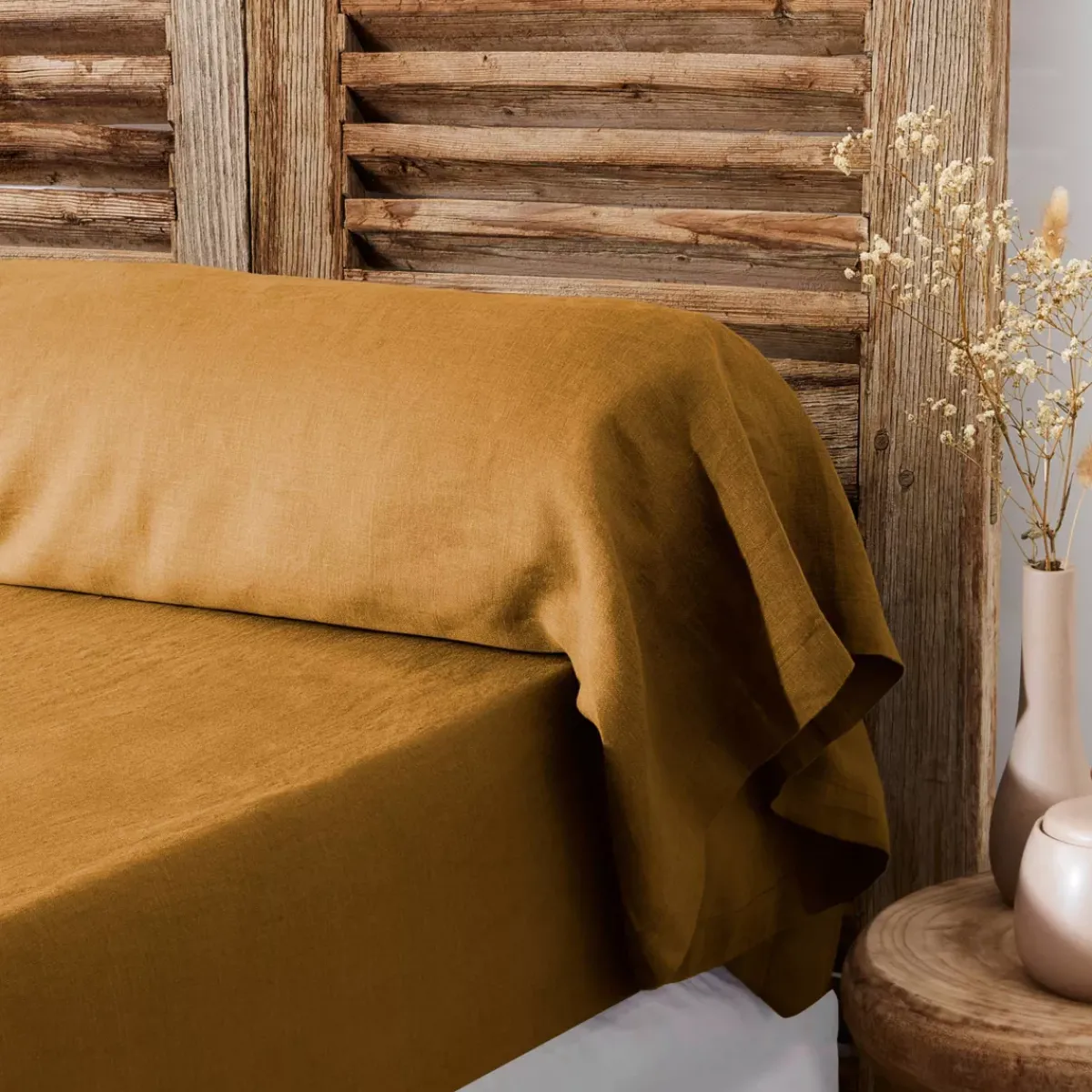 Best Federa per cuscino a rullo in lino lavato (L185 cm) Louise Federe Cuscino Letto
