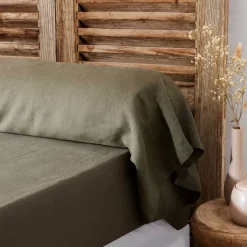 Discount Federa per cuscino a rullo in lino lavato (L185 cm) Louise Federe Cuscino Letto