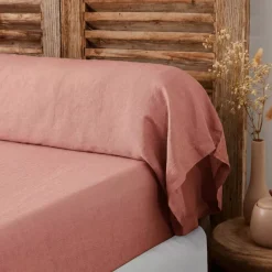 Discount Federa per cuscino a rullo in lino lavato (L185 cm) Louise Federe Cuscino Letto