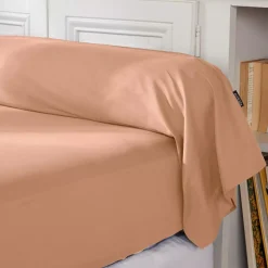 Federa per cuscino a rullo percalle di cotone (L185 cm) Cali Pesca Rosa Federe Cuscino Letto