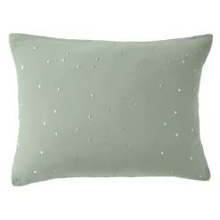 Online Federa per cuscino letto rettangolare in garza di cotone (50 x 70 cm) Gaïa Chic Federe Cuscino Letto