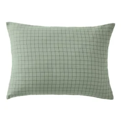 New Federa per cuscino letto rettangolare in garza di cotone (50 x 70 cm) Gaïa Mix Federe Cuscino Letto