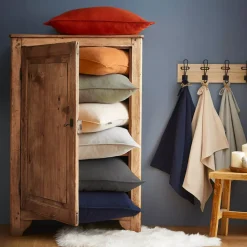Sale Federa per cuscino Nina rettangolare in flanella (50 x 80 cm) Nina Grigio Federe Cuscino Letto