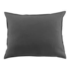 Sale Federa per cuscino Nina rettangolare in flanella (50 x 80 cm) Nina Grigio Federe Cuscino Letto