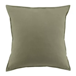Federa per cuscino quadrata flanella di cotone (80 x 80 cm) Nina Federe Cuscino Letto