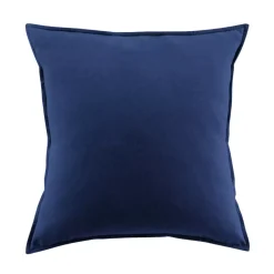 Clearance Federa per cuscino quadrata flanella di cotone (63 x 63 cm) Nina Blu navy Federe Cuscino Letto