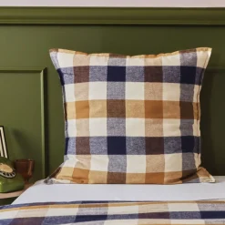 Clearance Federa per cuscino quadrata flanella di cotone (63 x 63 cm) Nina Federe Cuscino Letto