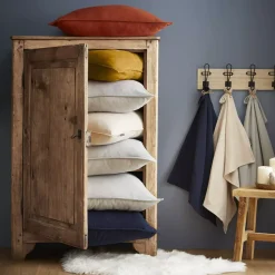 Best Federa per cuscino quadrata flanella di cotone (63 x 63 cm) Nina Federe Cuscino Letto