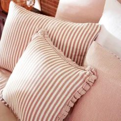 Clearance Federa per cuscino quadrata in garza di cotone (60 x 60 cm) Gaïa a Federe Cuscino Letto