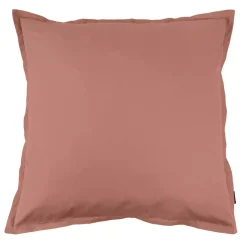 Discount Federa per cuscino quadrata in percalle di cotone (80 x 80 cm) Cali Legno di rosa Federe Cuscino Letto