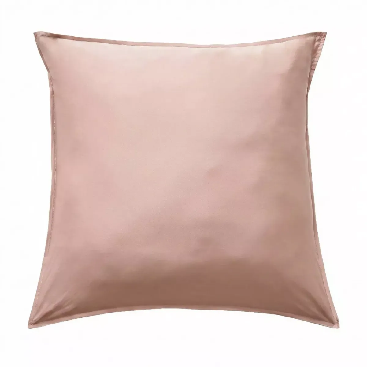 New Federa per cuscino quadrata in satin di bambù (80 x 80 cm) Sienna Rose blush Federe Cuscino Letto