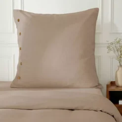 Clearance Federa per cuscino quadrata in percalle di cotone (80 x 80 cm) Diane Federe Cuscino Letto