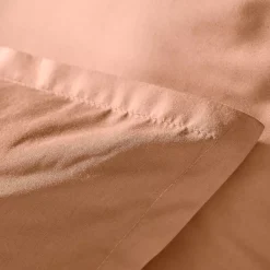 Clearance Federa per cuscino quadrata percalle di cotone (65 x 65 cm) Cali Corallo Federe Cuscino Letto