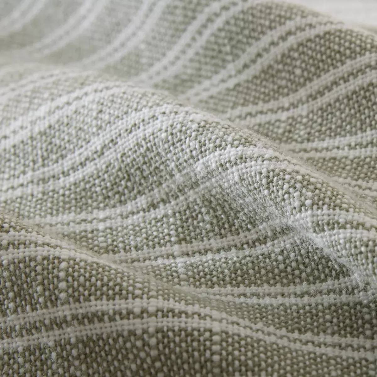 Outlet Federa per cuscino quadrata reversibile in cotone testurizzato e percalle (80 x 80 cm) Alice Federe Cuscino Letto