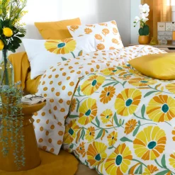 Clearance Federa per cuscino quadrato in percalle (63 x 63 cm) Blandine Federe Cuscino Letto