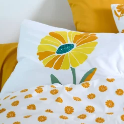 Clearance Federa per cuscino quadrato in percalle (63 x 63 cm) Blandine Federe Cuscino Letto