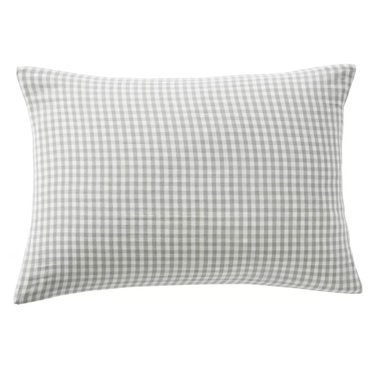 Hot Federa per cuscino rettangolare in garza di cotone (50 x 70 cm) Gaïa vichy Verde eucalipto Federe Cuscino Letto