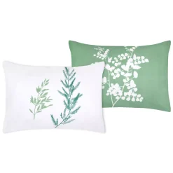 Hot Federa per cuscino rettangolare in percalle (50 x 70 cm) Sylvana Federe Cuscino Letto