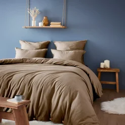 Outlet Federa per cuscino rettangolare flanella di cotone (50 x 80 cm) Nina Federe Cuscino Letto