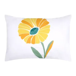 Sale Federa per cuscino rettangolare in percalle (50 x 70 cm) Blandine Federe Cuscino Letto