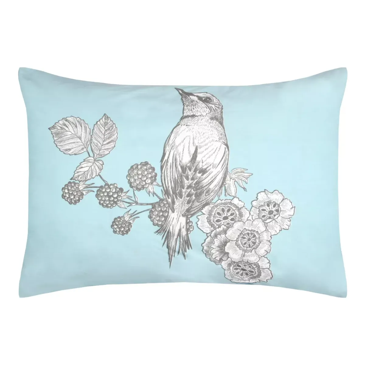 Discount Federa per cuscino rettangolare in percalle (50 x 70 cm) Merula Federe Cuscino Letto