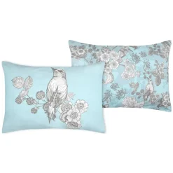 Discount Federa per cuscino rettangolare in percalle (50 x 70 cm) Merula Federe Cuscino Letto