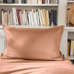 Clearance Federa per guanciale percalle di cotone (50 x 70 cm) Cali Corallo Federe Cuscino Letto