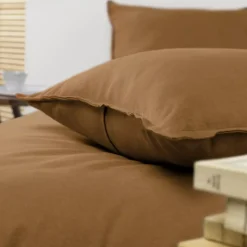 Discount Federa quadrata flanella di cotone (63 x 63 cm) Théa Federe Cuscino Letto