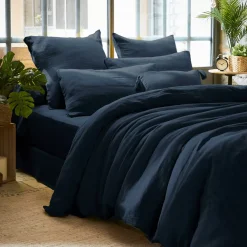 Clearance Federa quadrata garza di cotone (60 x 60 cm) Gaïa Federe Cuscino Letto