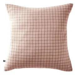 New Federa quadrata garza di cotone (60 x 60 cm) Gaïa Mix Federe Cuscino Letto