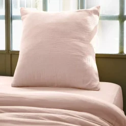 Sale Federa quadrata garza di cotone (60 x 60 cm) Gaïa Federe Cuscino Letto