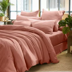Best Federa quadrata garza di cotone (60 x 60 cm) Gaïa Federe Cuscino Letto