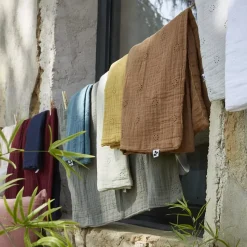 Discount Federa quadrata garza di cotone (60 cm) Gaïa Boho Federe Cuscino Letto