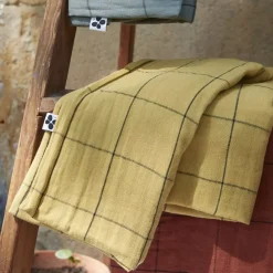 Outlet Federa quadrata garza di cotone (60 cm) Gaïa Match Federe Cuscino Letto