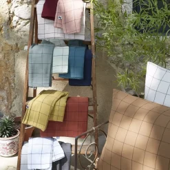 Outlet Federa quadrata garza di cotone (60 cm) Gaïa Match Federe Cuscino Letto