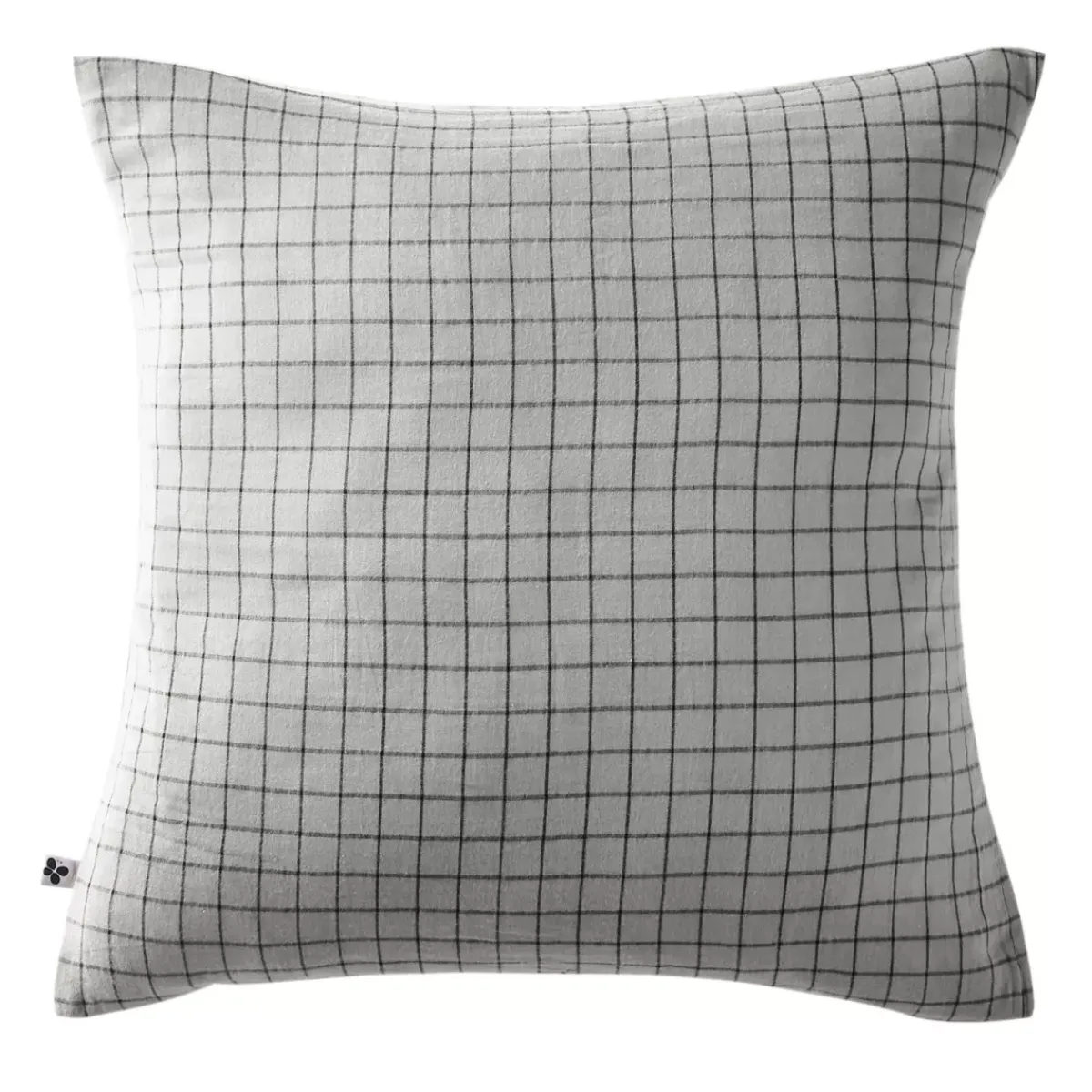 Hot Federa quadrata garza di cotone (60 x 60 cm) Gaïa Mix Grigio nuvola Federe Cuscino Letto