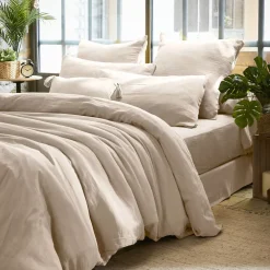 Sale Federa quadrata in garza di cotone (80 x 80 cm) Gaïa pampa Federe Cuscino Letto