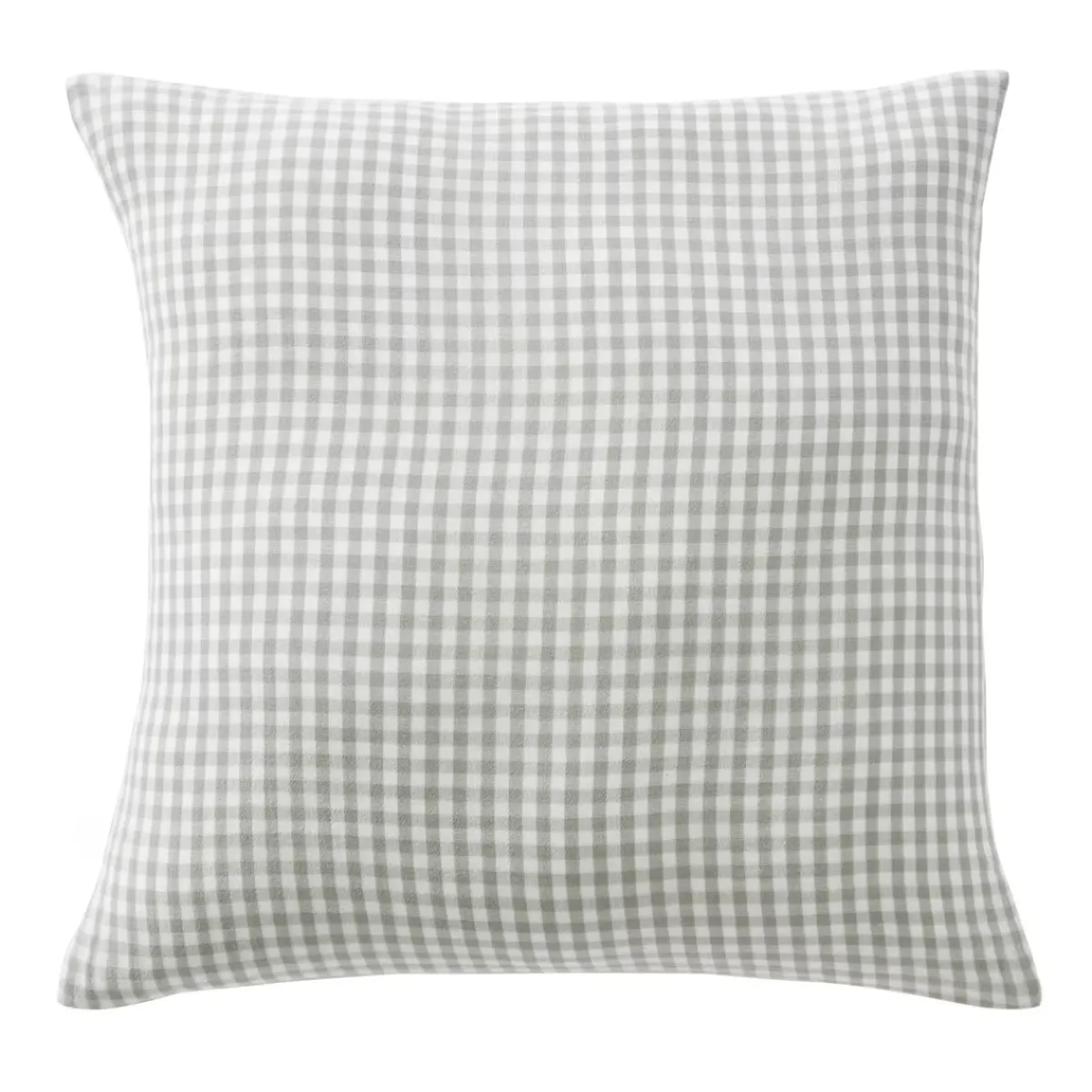 Online Federa quadrata in garza di cotone (80 x 80 cm) Gaïa Vichy Verde eucalipto Federe Cuscino Letto