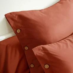 Outlet Federa quadrata in percalle di cotone (65 x 65 cm) Diane Federe Cuscino Letto
