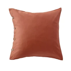 Outlet Federa quadrata in percalle di cotone (65 x 65 cm) Diane Federe Cuscino Letto
