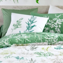 Outlet Federa quadrata in percalle (63 x 63 cm) Sylvana Federe Cuscino Letto
