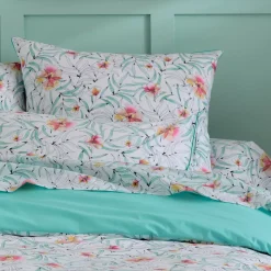 Sale Federa quadrata percalle di cotone (65 x 65 cm) Roxane Federe Cuscino Letto