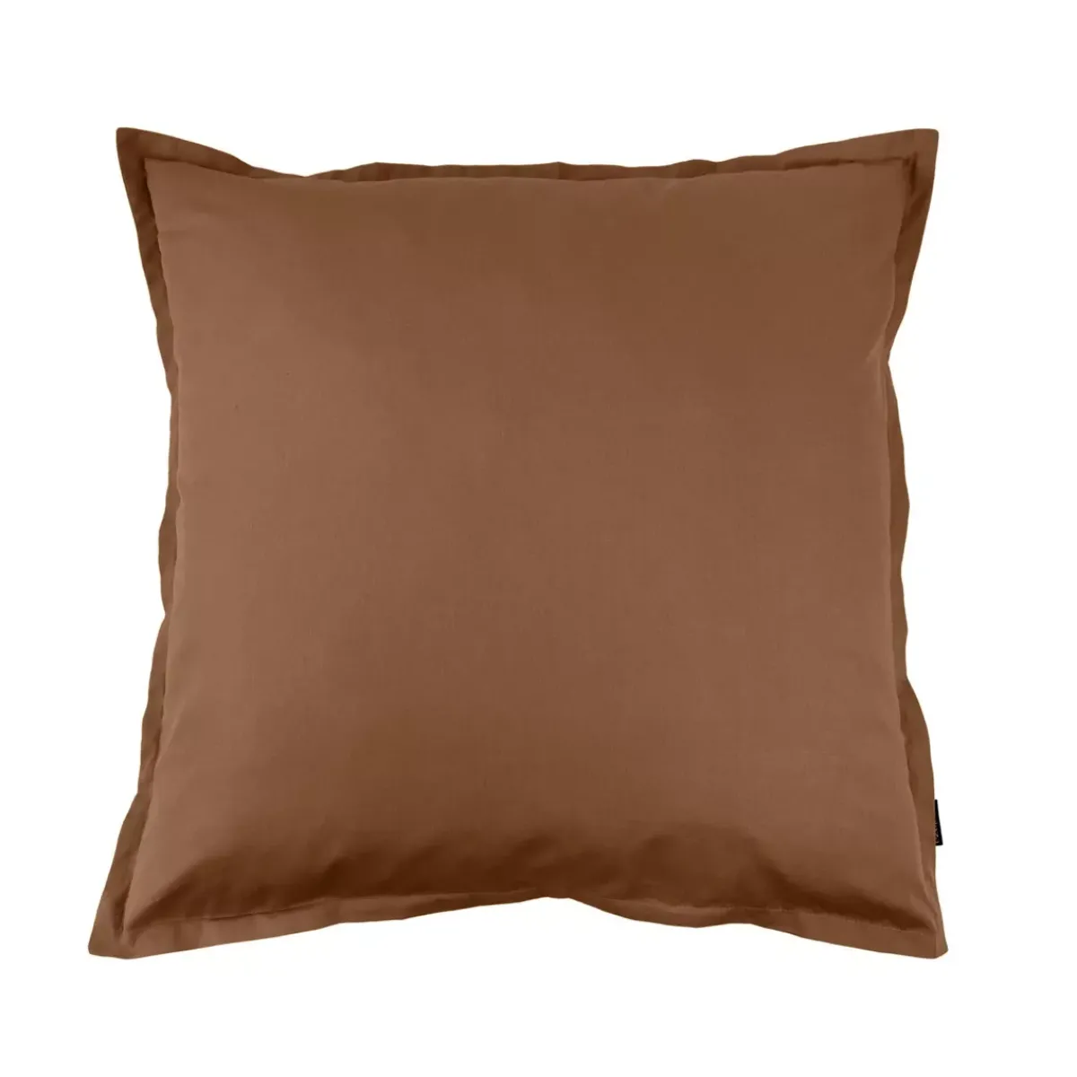 Clearance Federa quadrata percalle di cotone (65 x 65 cm) Cali Marrone Federe Cuscino Letto