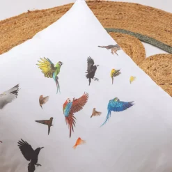 Online Federa quadrata per cuscino da bambino in percalle di cotone (65 x 65 cm) Noè Biancheria Da Letto Bambini