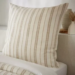 New Federa quadrata reversibile in cotone texturizzato e percale (80 x 80 cm) Alice Federe Cuscino Letto