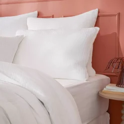 Best Federa quadrupla garza di cotone (80 x 80 cm) Victoria x Gaia Chantilly Federe Cuscino Letto
